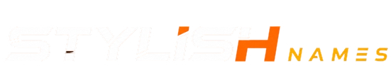 STYLISH NAME BRAND LOGO DARK BACKGROUND